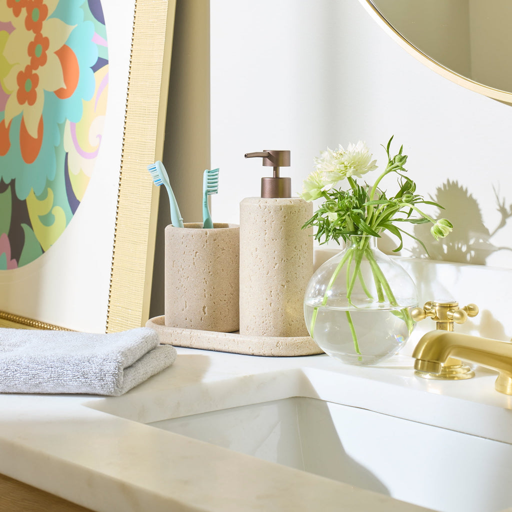 Better Homes & Gardens Faux Stone Toothbrush Holder - Image 6
