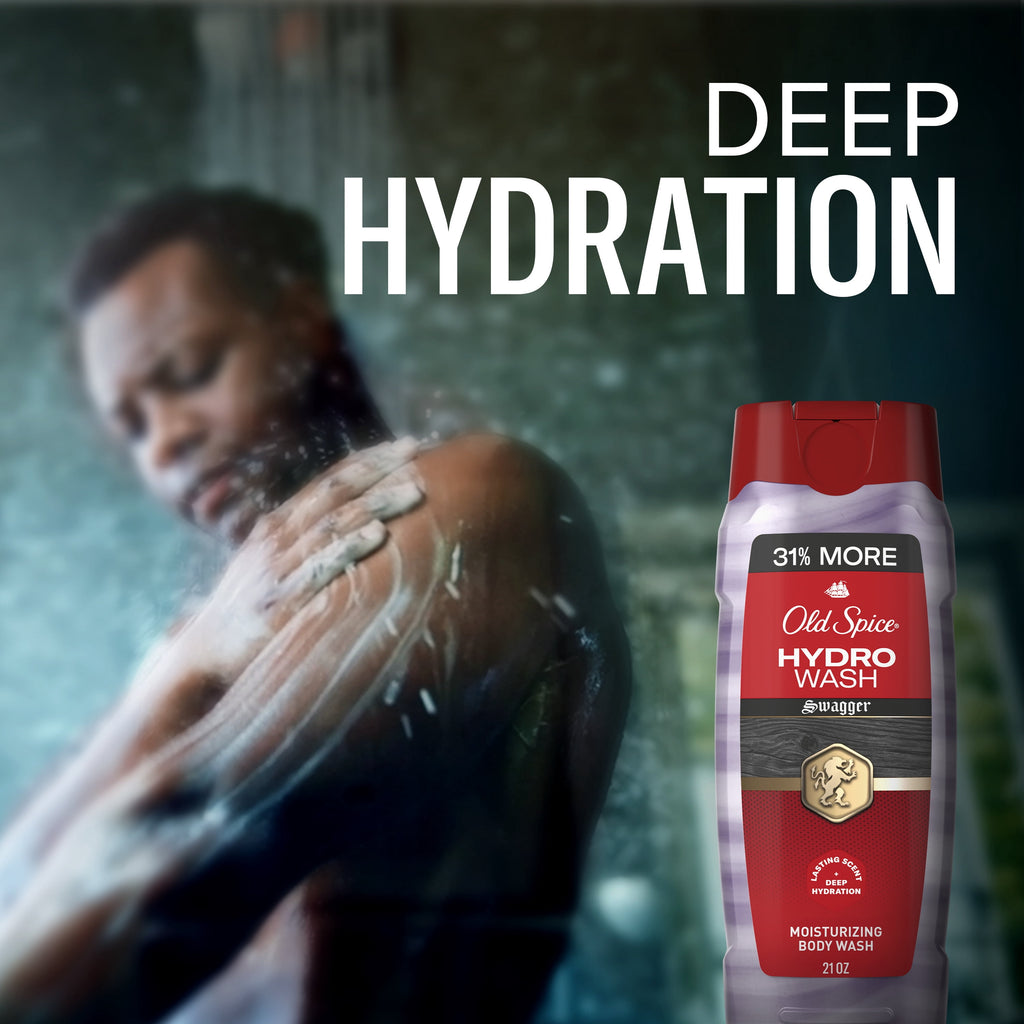 Body Wash Moisturizing Hydro Wash, Swagger Scent, 21 fl oz - Image 6