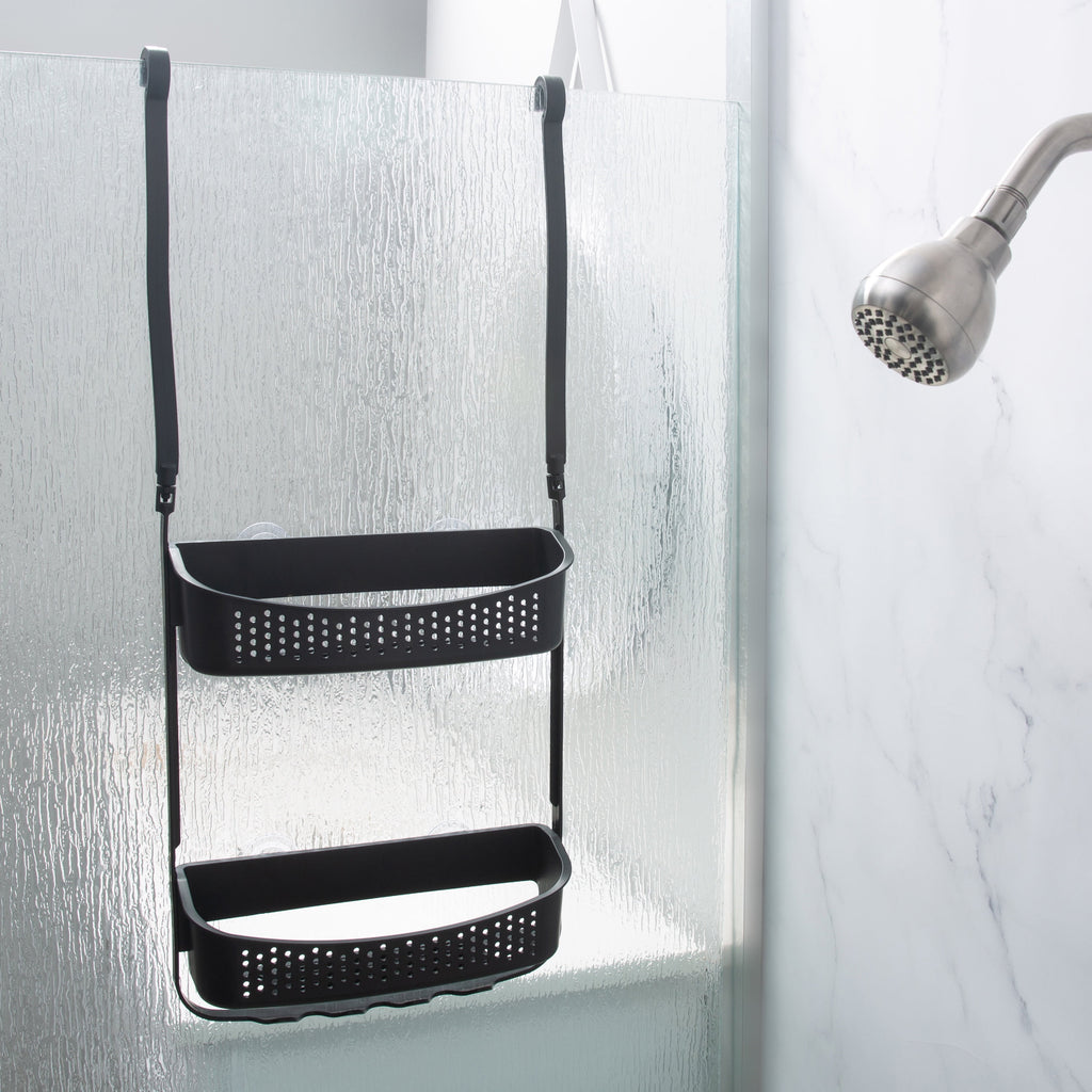 Bath Bliss 2 Way Convertible Shower Caddy, Matte Black - Image 6