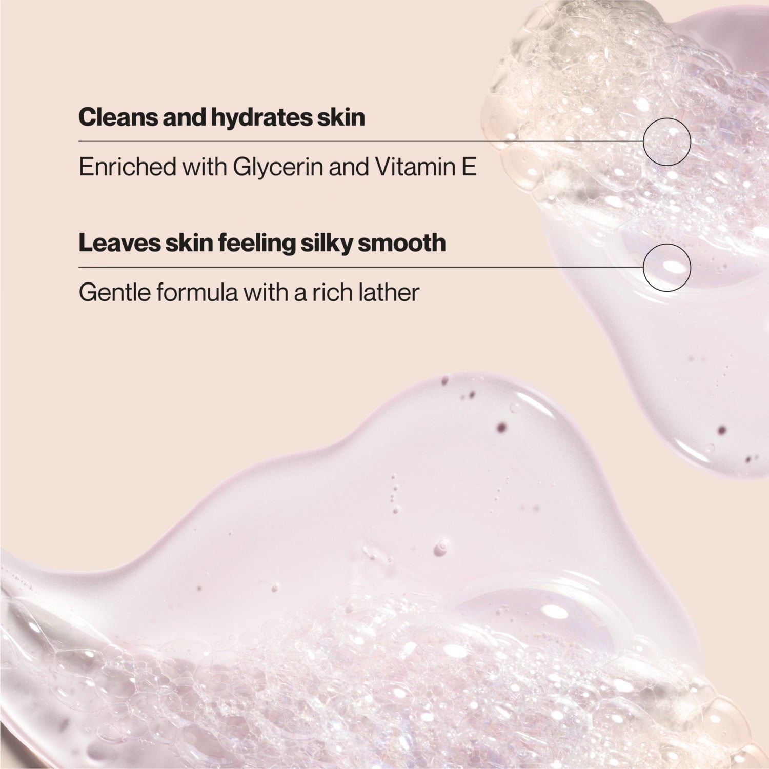 Suave Sweet Pea & Violet Moisturizing Body Wash with Glycerin & Vitamin E, 18 FL OZ - Image 2