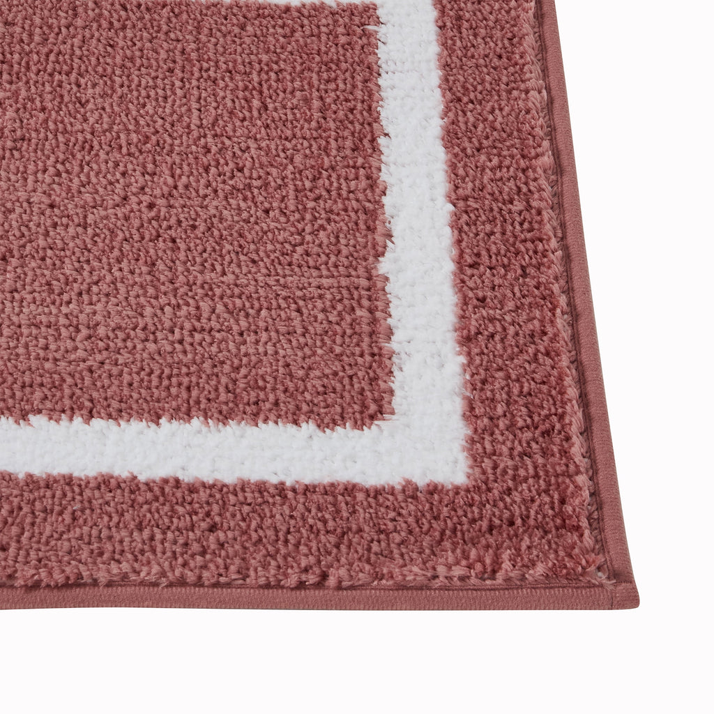 16-Piece Textured Shower Curtain Bathroom Set Fabric Curtain with Rug, Hooks, Soap Pump & Tray - Image 6