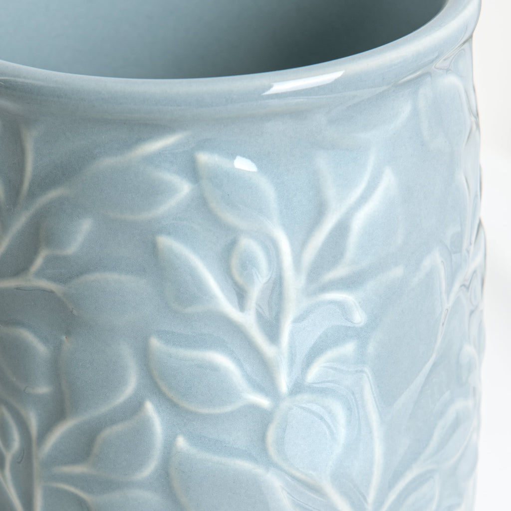Mainstays Floral Ceramic Toothbrush Holder for Adults - Image 3