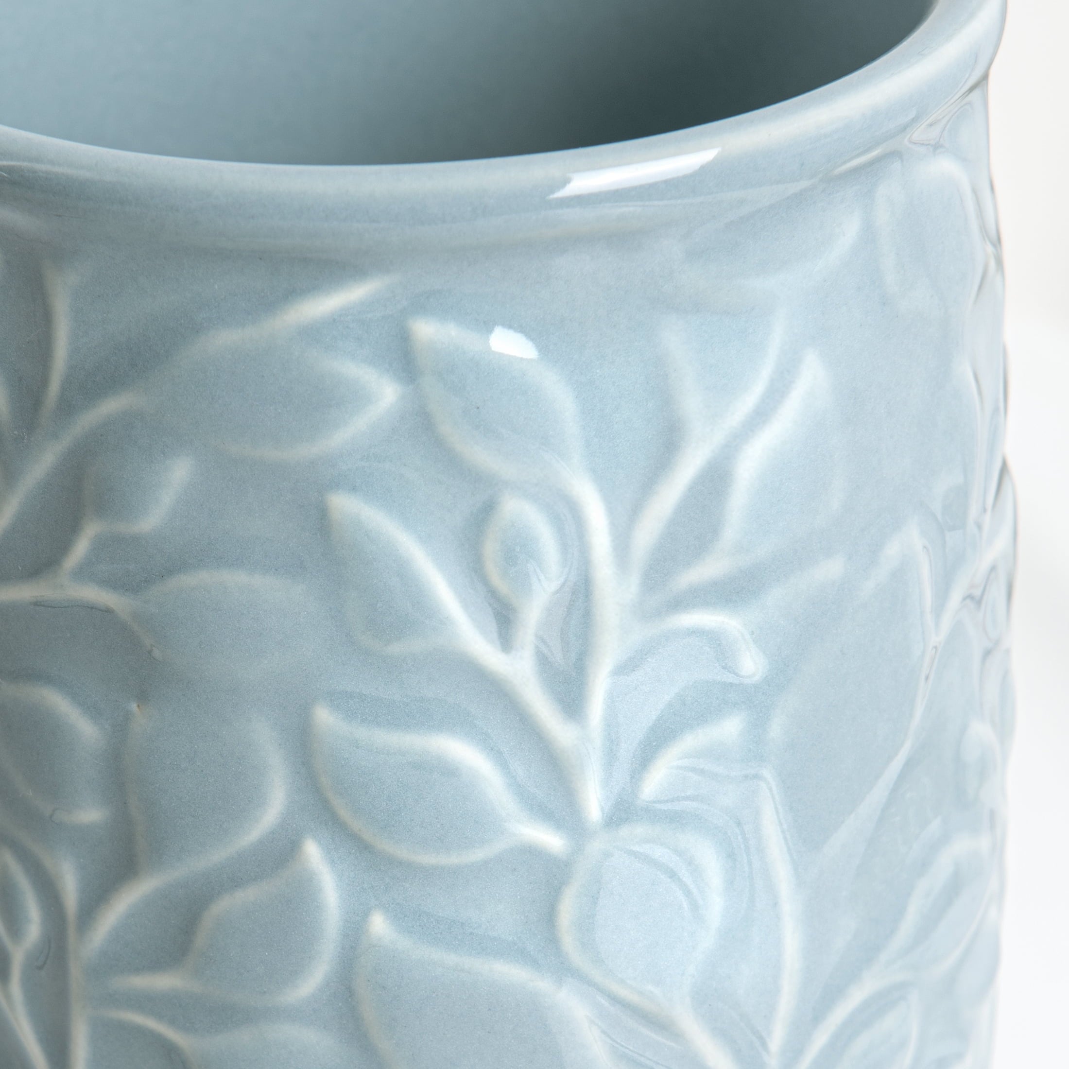 Mainstays Floral Ceramic Toothbrush Holder for Adults - Image 3