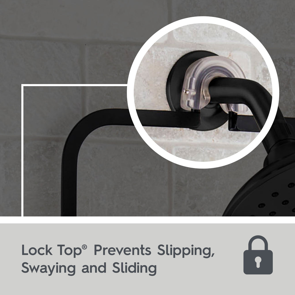Shower Caddy with 3 Shelves Black Bathroom Organizer - Image 4