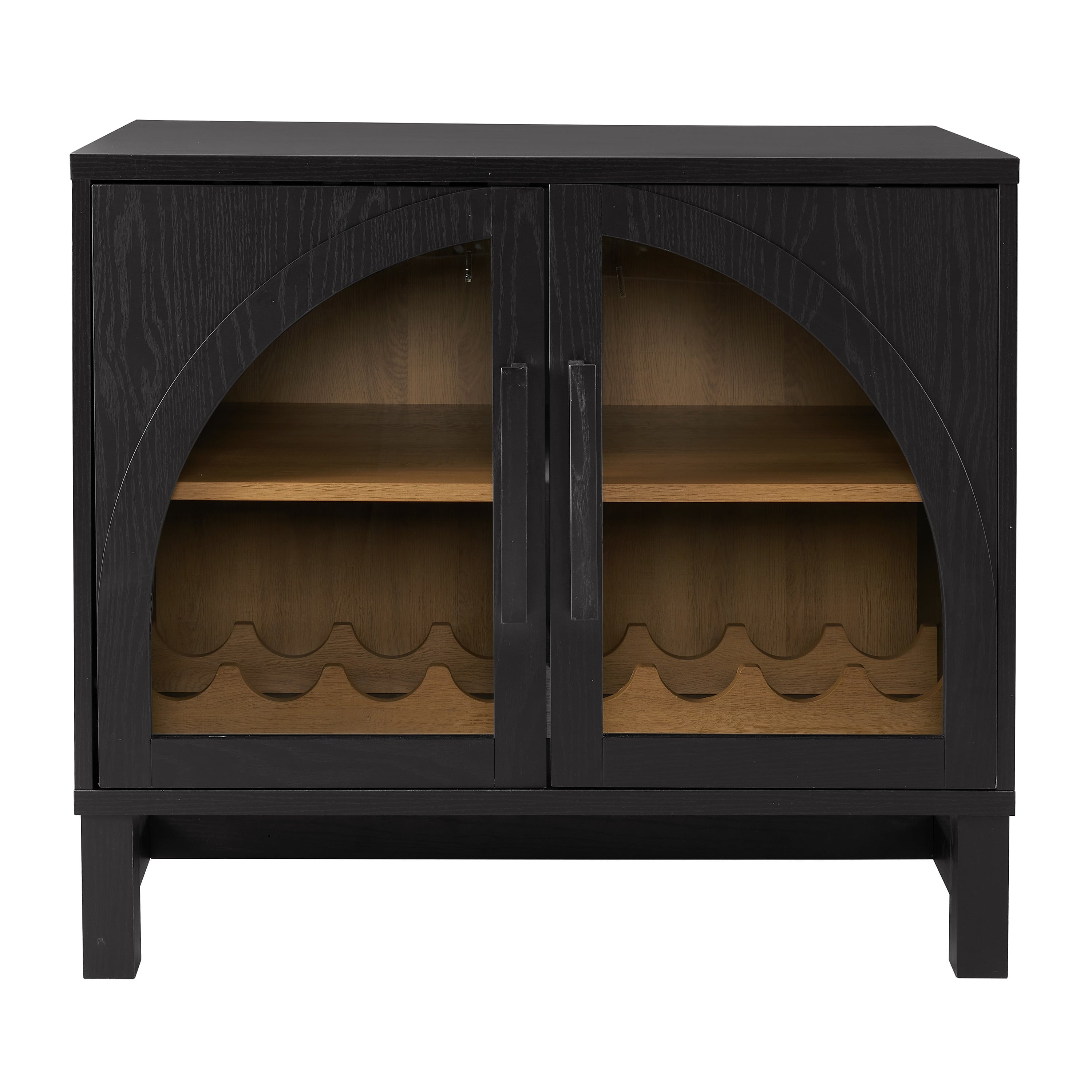 Kitchen Furniture Juliet Collection Arched Kitchen 20 in x 32 in x 36 in, Black - Image 4