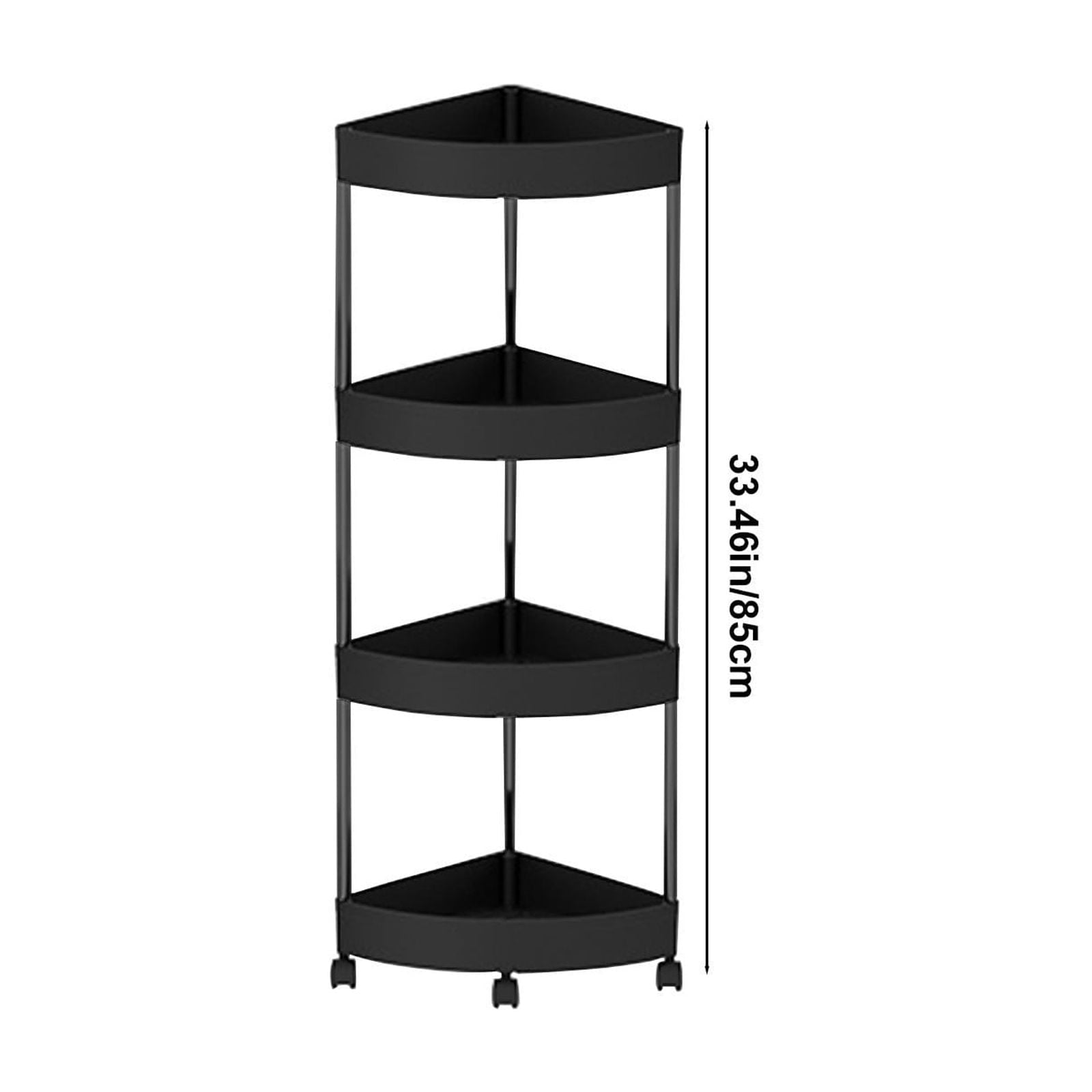 Bathroom Corner Organizer with Drainage System - Space Efficient Storage Shelf for Toiletries - Image 3