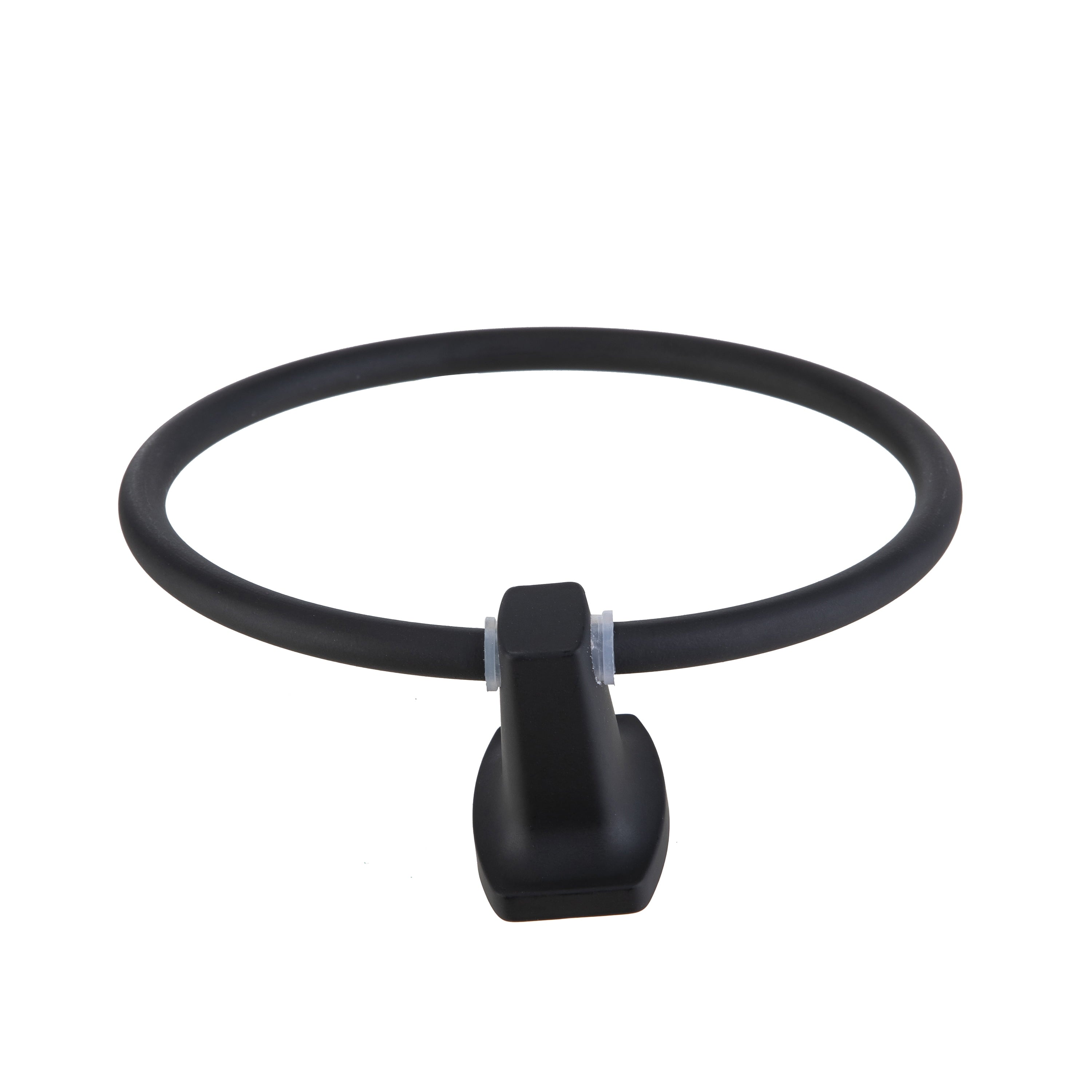Black Steel Wall Mount Towel Ring - Image 6