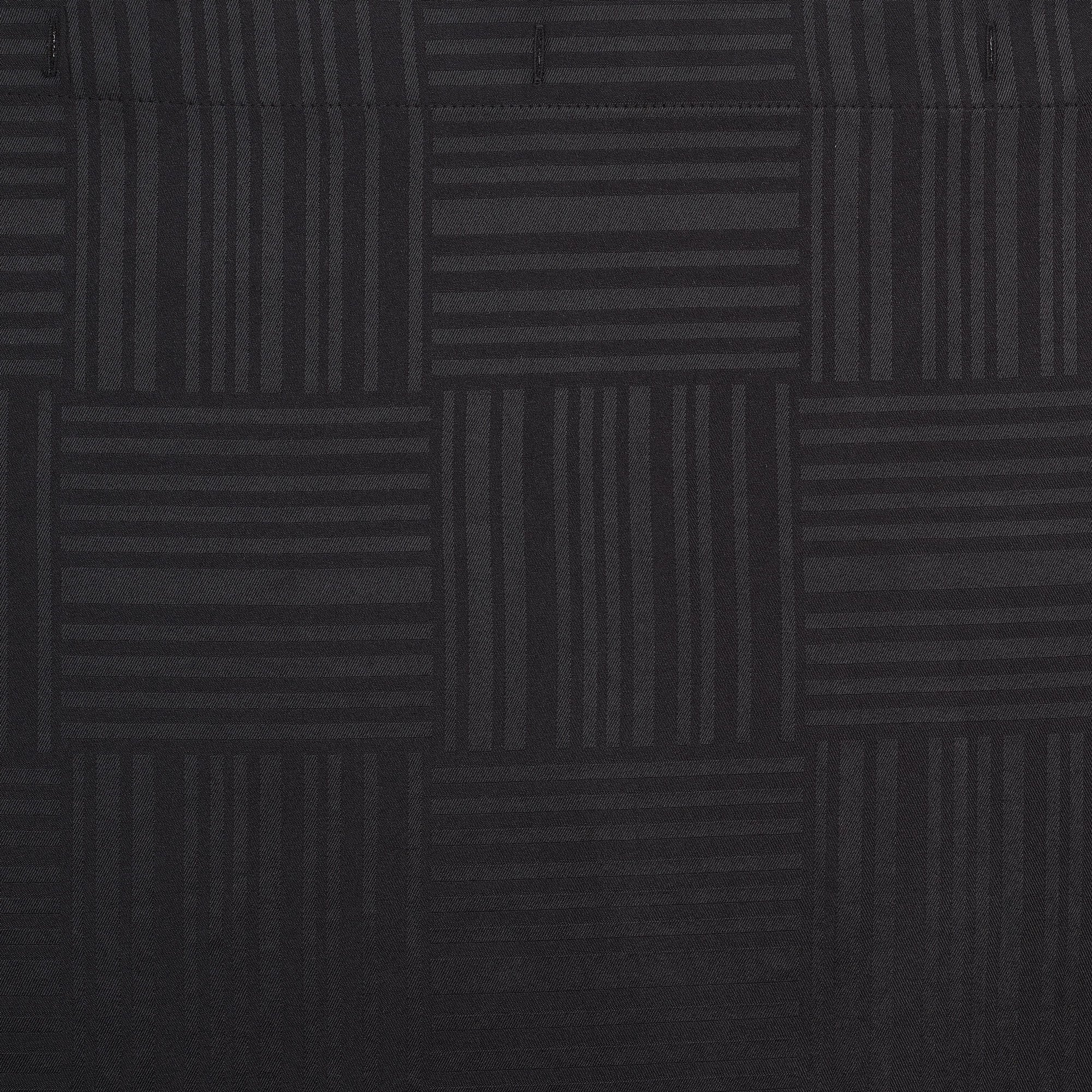 Black Mosaic Polyester Shower Curtain 72” x 72” - Image 4
