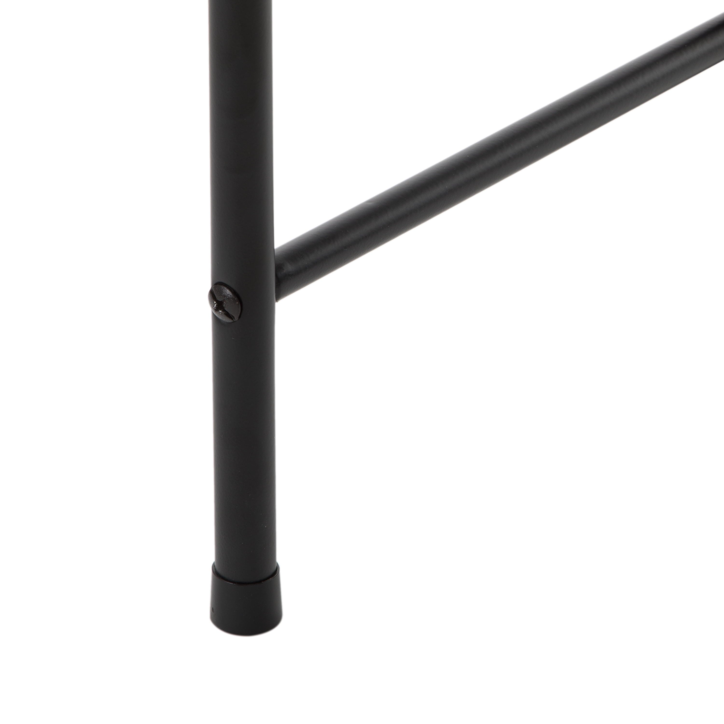 3-Shelf over-the-Toilet Bathroom Storage Unit Black Steel - Image 4