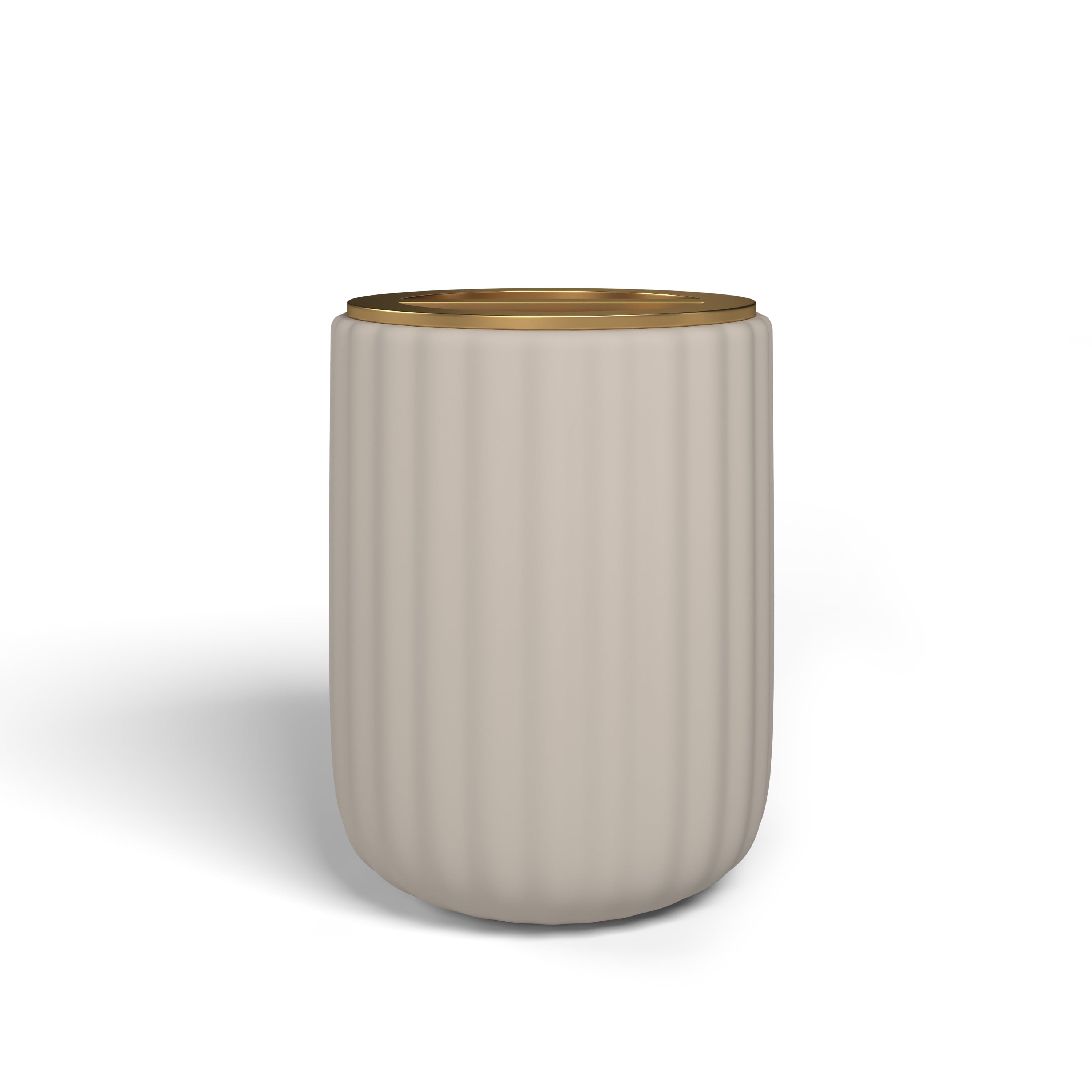Bath Accessories 3-Piece Set , Porcini Taupe - Image 3