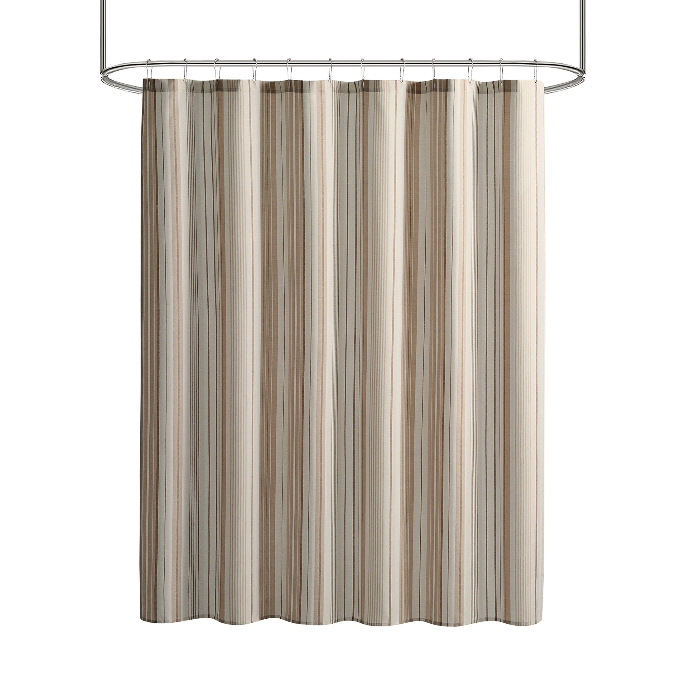 13 Piece Shower Curtain and Hook Set, 72 x 72 - Image 2