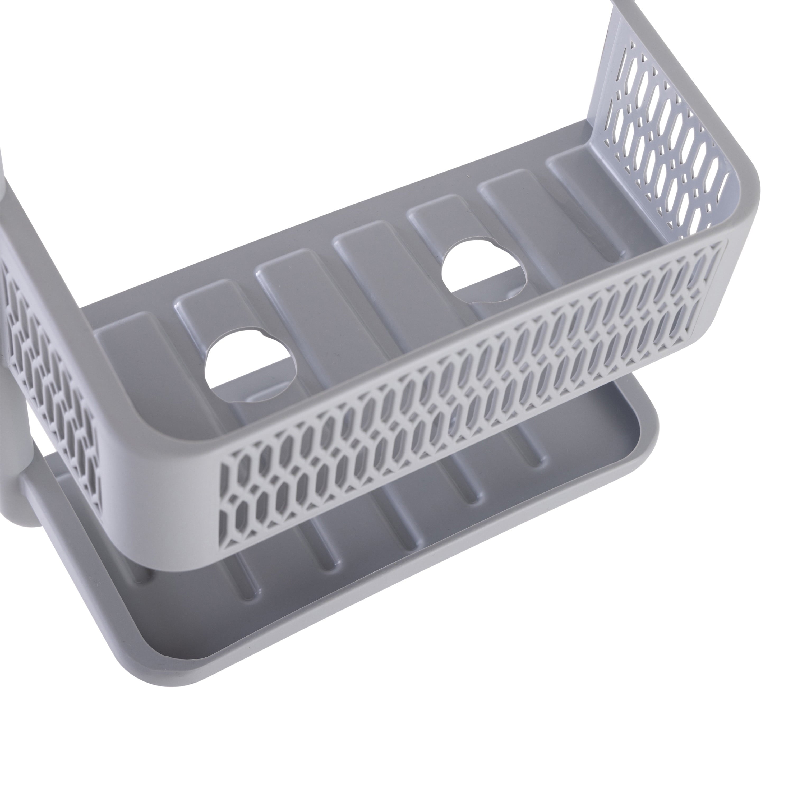 Plastic Shower Caddy, Gray - Image 6