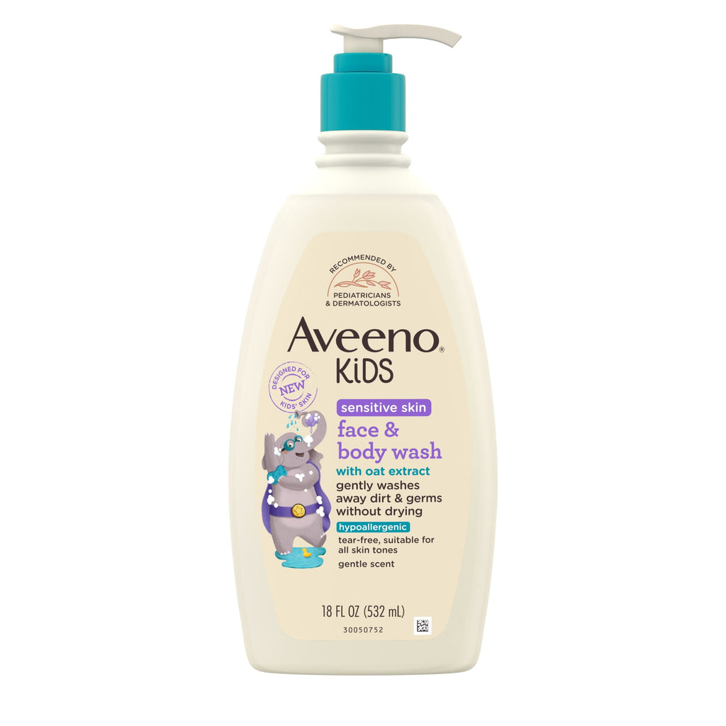 Kids Gentle Face and Body Wash for Sensitive Skin, 18 fl oz - Image 2