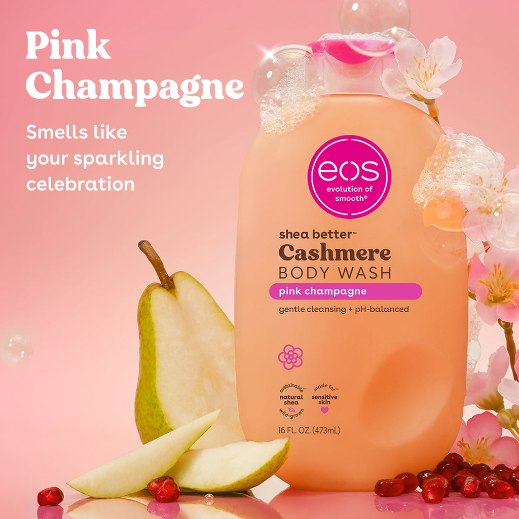 Cashmere Body Wash, Pink Champagne, Creamy Gel Formula, 16 fl oz. - Image 2