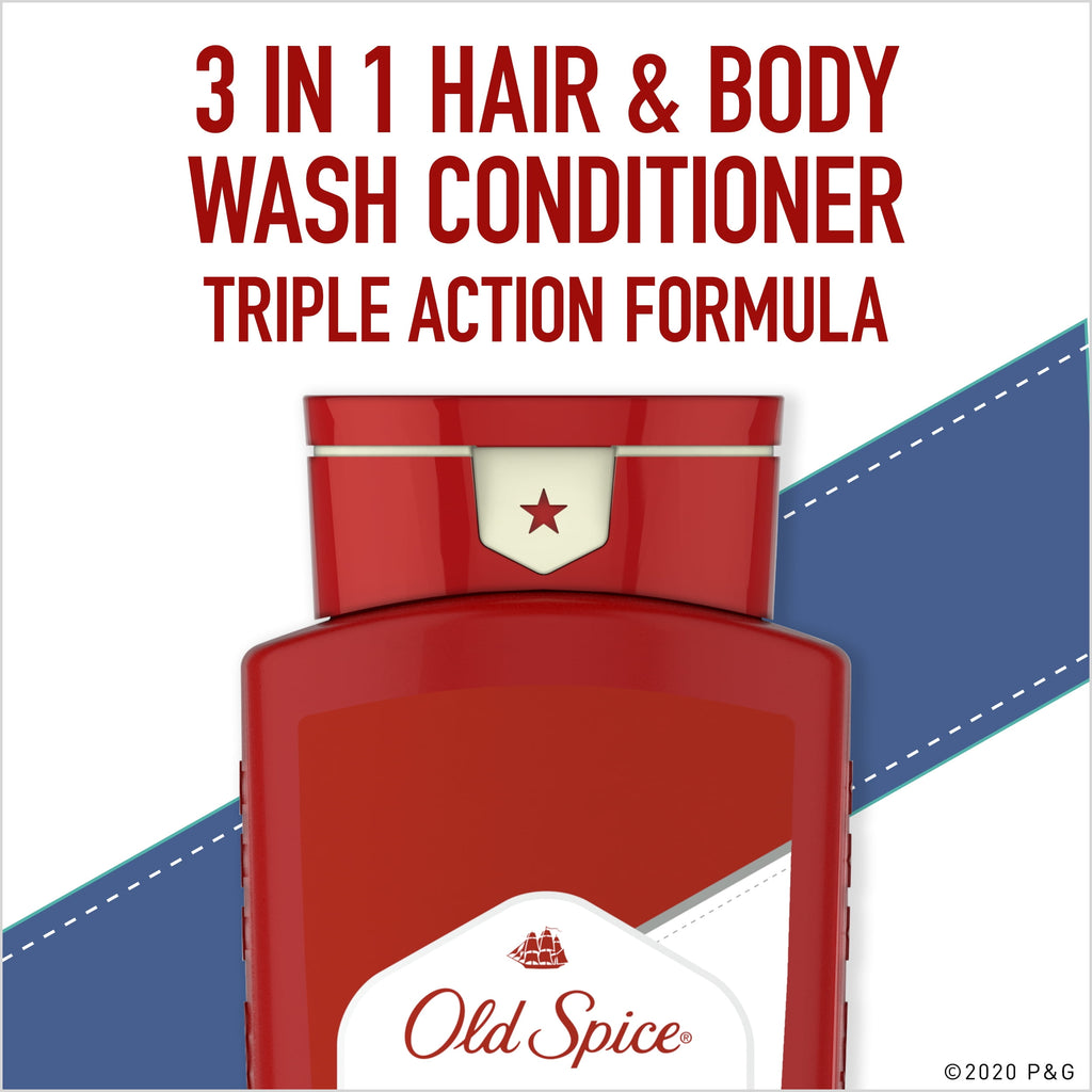 Endurance Men's 3-in-1 Shampoo Conditioner & Body Wash, 24 fl oz - Image 2