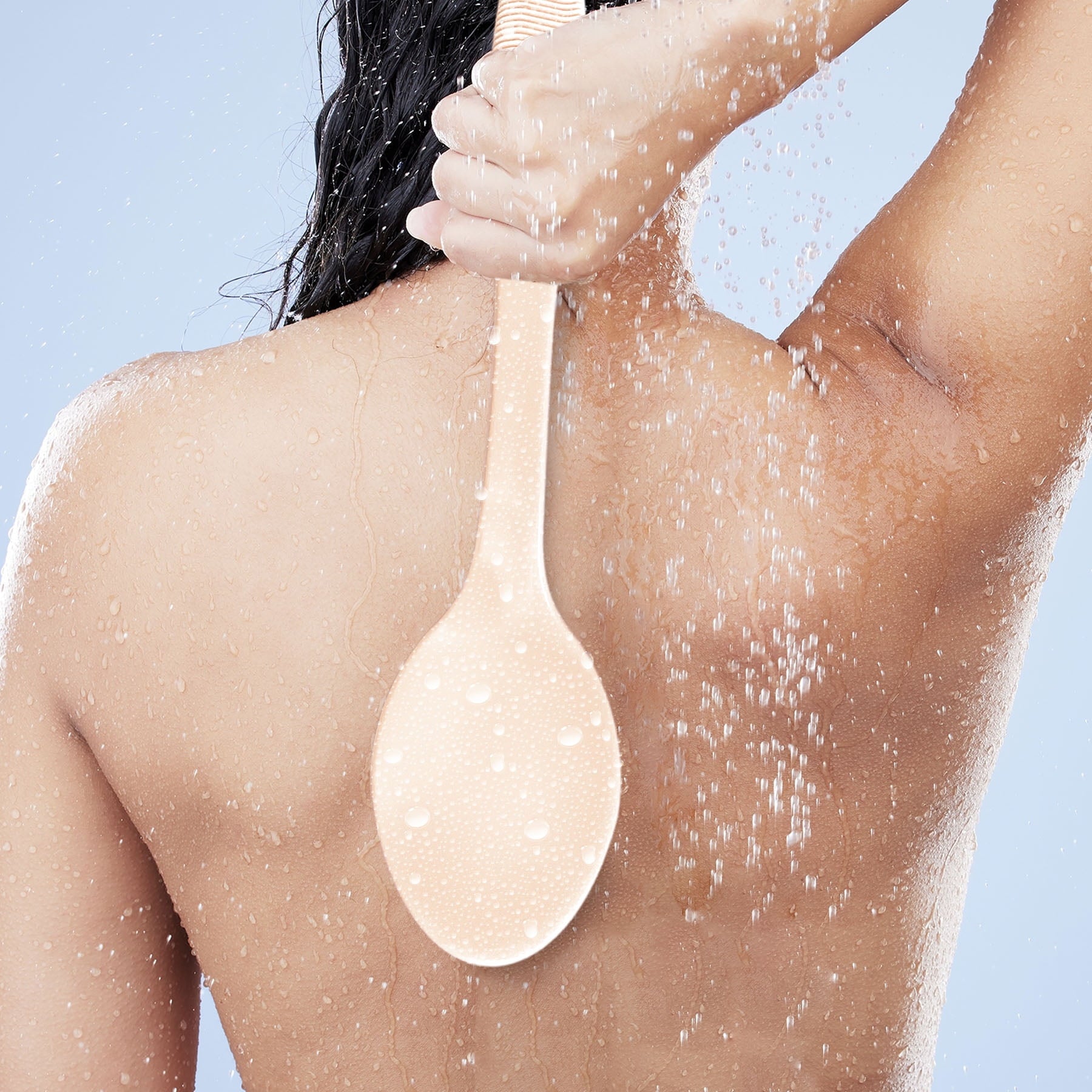 Exfoliating Bath Brush, 13.5" - Image 2