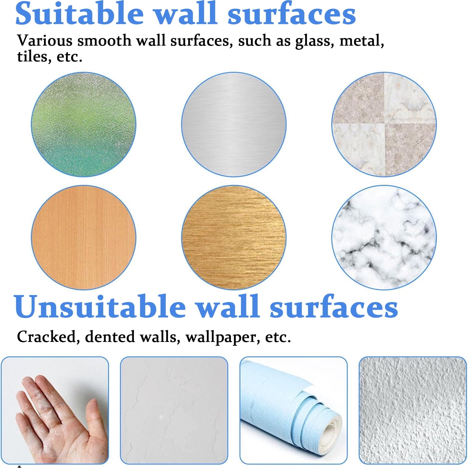 30 Pcs Shower Caddy Adhesive Hooks, Waterproof Adhesive Replacement Sticker, No Drilling Sticky Hanging Hook - Image 3