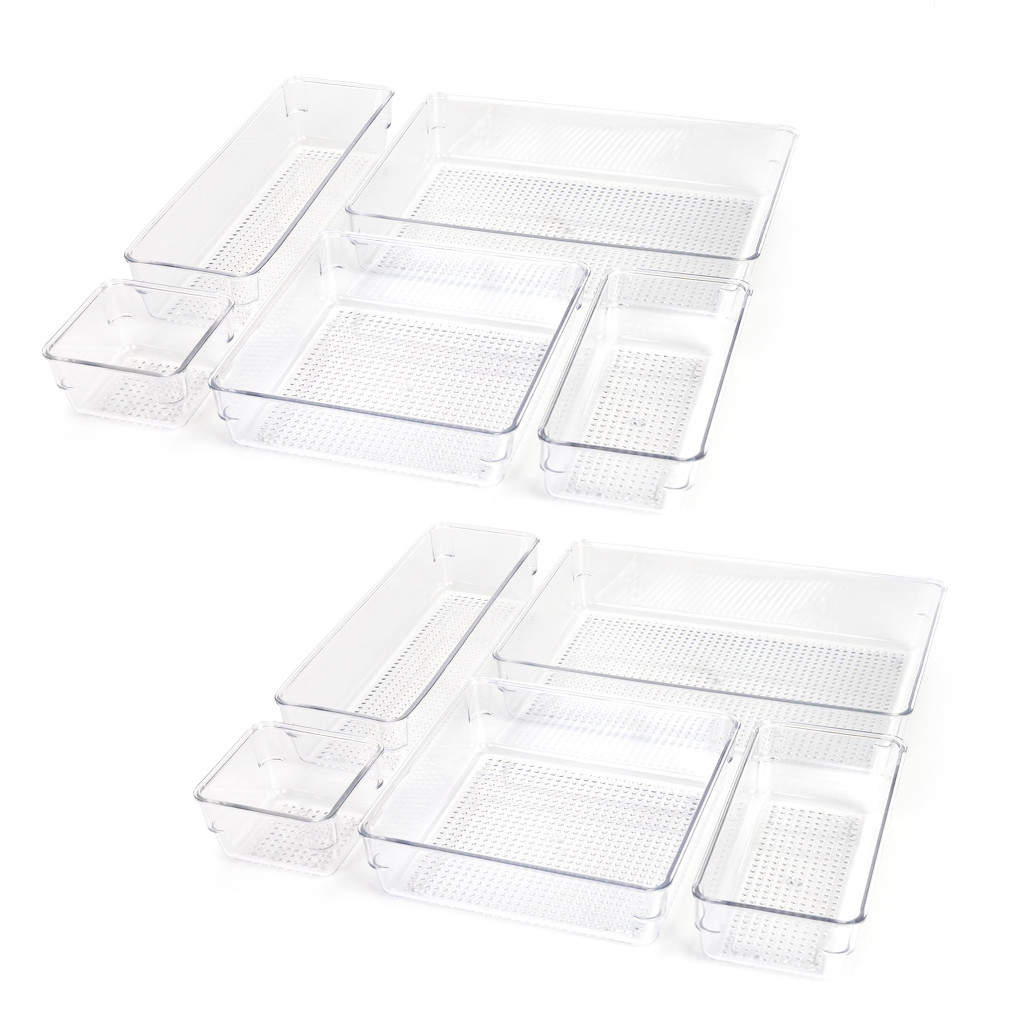 10-Piece Set Clear Plastic for Bathroom Storage - Image 2