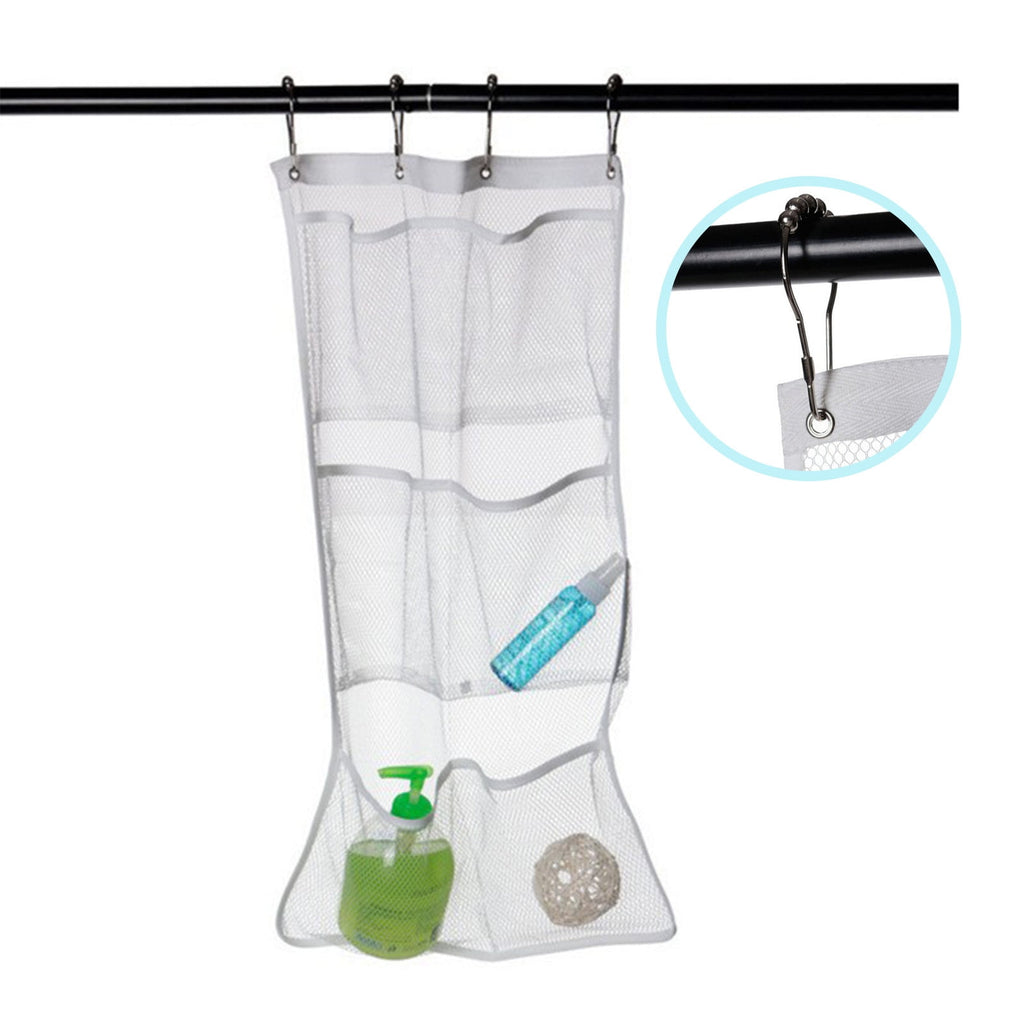 Pockets Hold, Shower Organizer, Shower Caddy or Bathroom Organizer with Quick Drying , 6 Pockets to Hold Shampoo, Soa... - Image 2