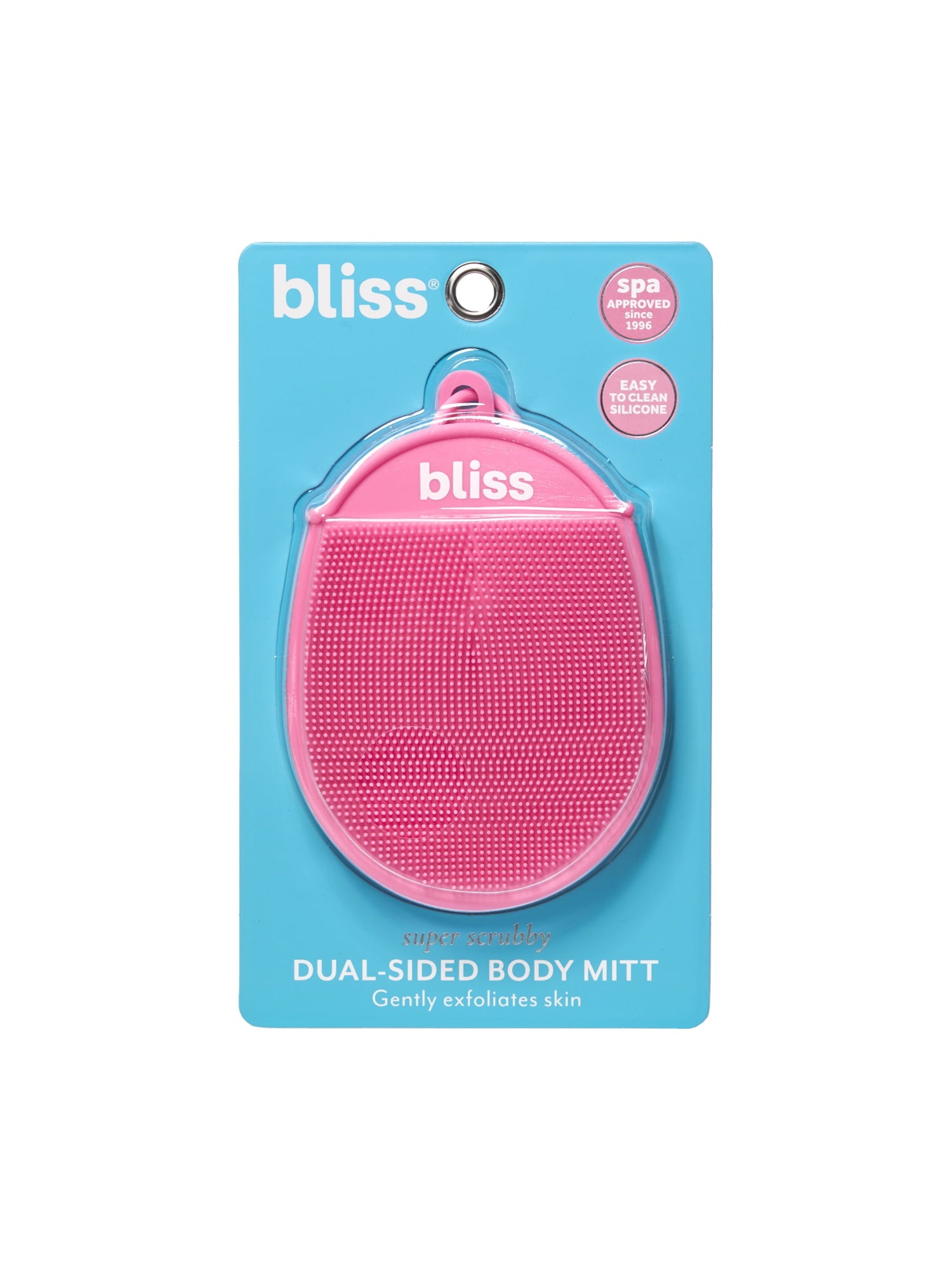 Silicone Exfoliating Body Mitt - Pink for Smooth Skin - Image 3