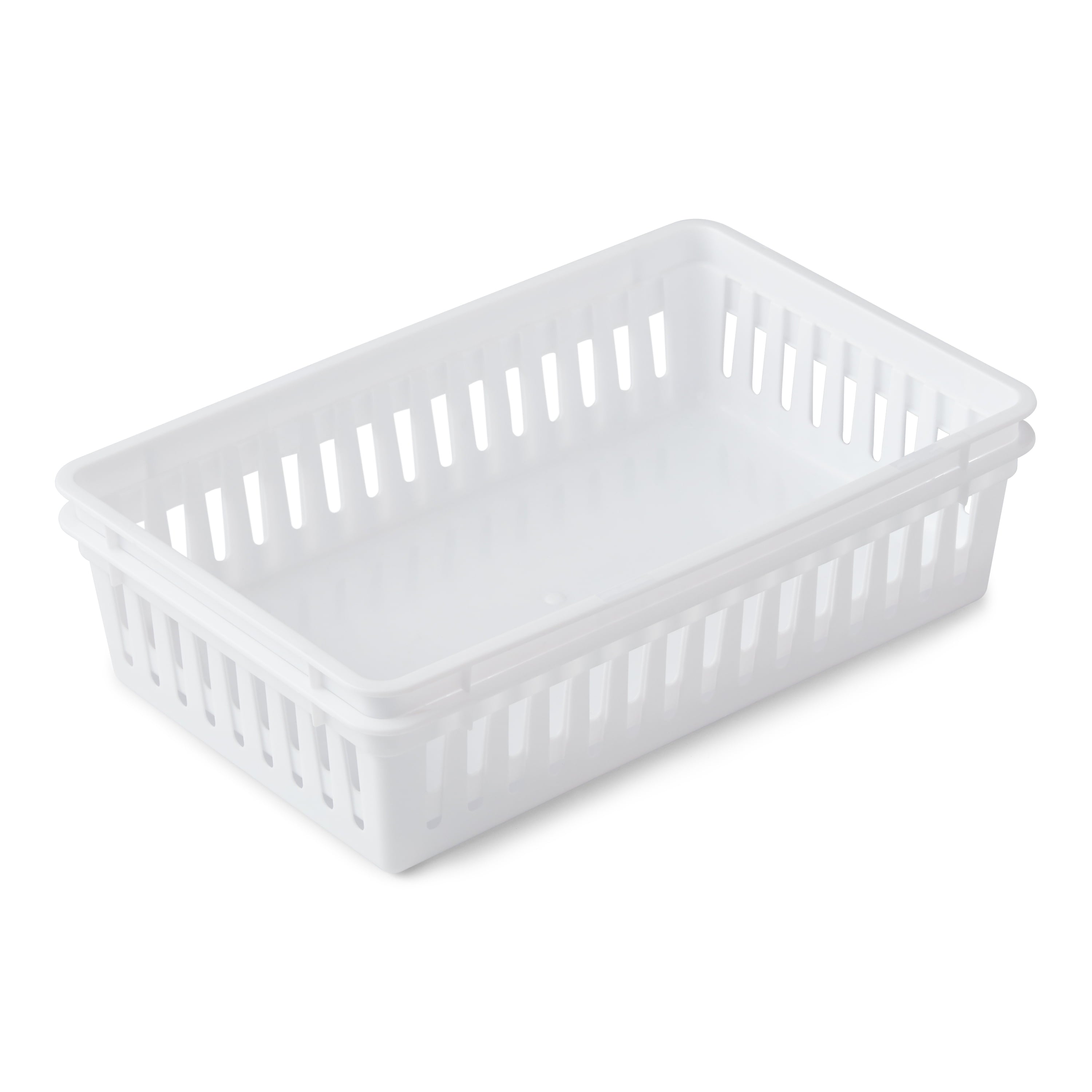 Mainstays 2-Pack Plastic Drawer Organizer Storage Bin Set, Mini Drawer Storage Containers for Kitchen Drawer, Desk Drawer and Bathroom Drawe - Image 3