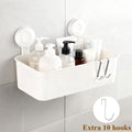 Cup Shower Caddy, Heavy Duty Bathroom Shower Shelf Organizer, Waterproof Removable No Drilling Strong Holds 12lbs for...