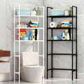 3-Tier the Toilet Plastic Storage Rack – Freestanding Metal Bathroom Organizer Shelf for Bath, Laundry Above-Toilet S...