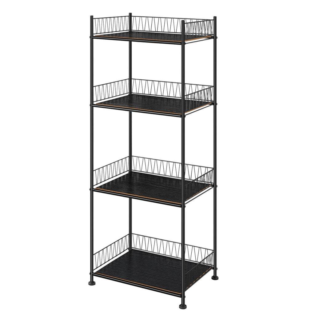 Bathroom Shelves Freestanding Bathroom Towel Storage 4 Tier Wire Shelves Bathroom Standing Rack Floor Storage Rack