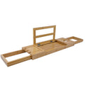 Bamboo Expandable Bath Tub Tray Caddy