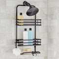 Shower Caddy with 3 Shelves Black Bathroom Organizer