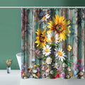 Shower Curtains, Boho Shower Curtains for Bathroom, with 12pcs Hooks, Weighted Hem,72" x 72" , Colorful