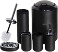 Bathroom Accessories Set 6 Pcs Bathroom Set Ensemble Complete Soap Dispenser Toothbrush Holder Tumbler Soap Dish Toil...