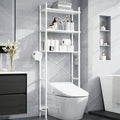 3-Shelf the Toilet Storage, Freestanding Metal Bathroom Organizers and Storage Shelf, White