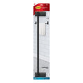 Black Towel Bar, Holds 10 lbs, 2 Large Strips