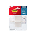 Holder, White, Plastic, 1 Holder, 2 Medium Strips, Hold 2 lbs