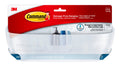 Command Shower Caddy, Frosted, Large, 1 Caddy, 4 Mounting Bases, 4 Large Strips/Pack