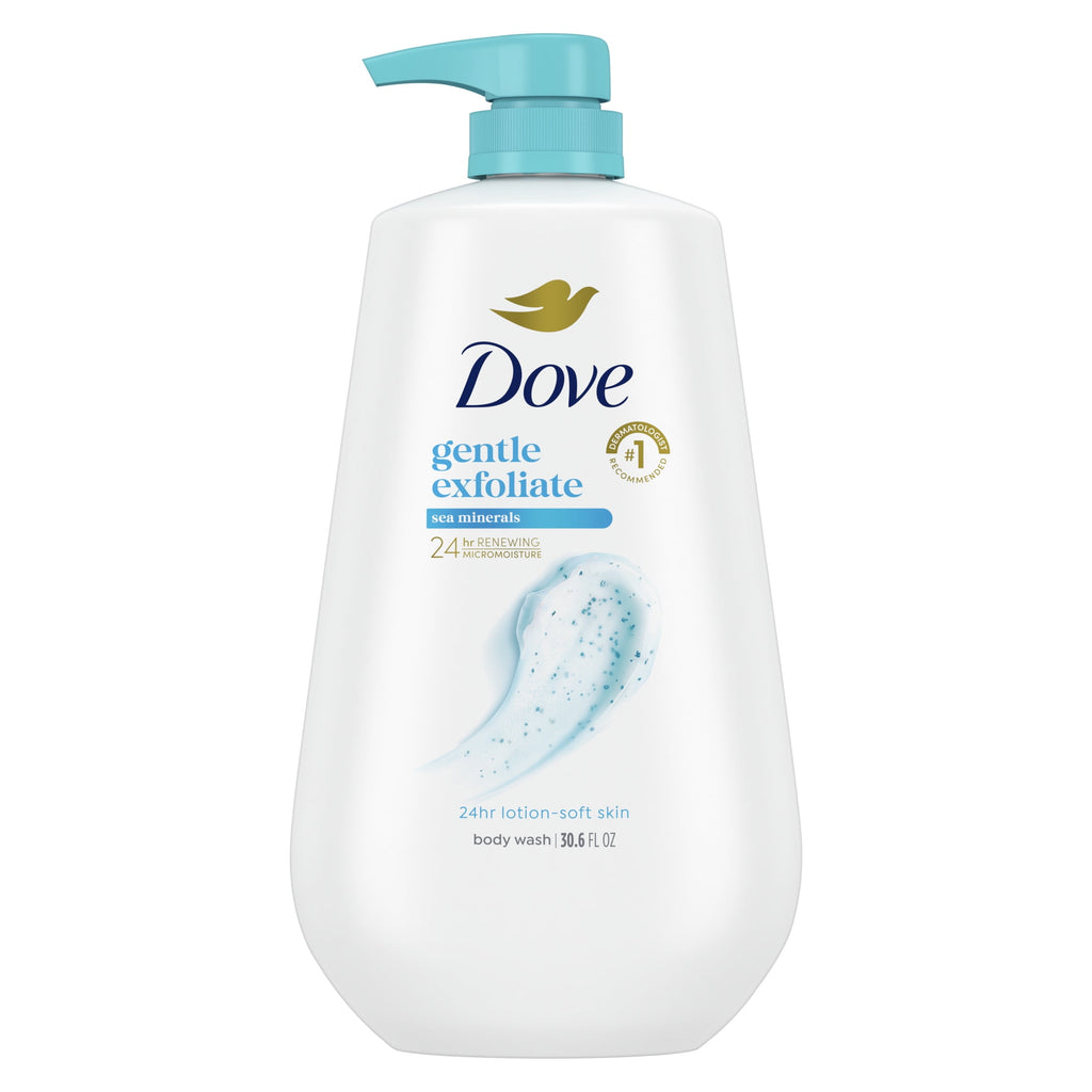 for Women Gentle Exfoliating with Sea Minerals All Skin, 30.6 oz with Pump