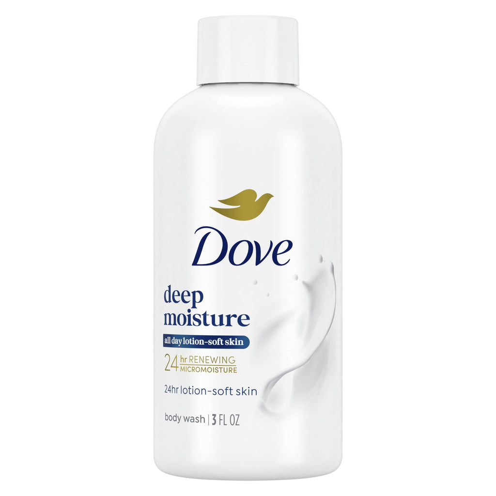 Dove Deep Moisture Nourishing Gentle Body Wash, 3 fl oz