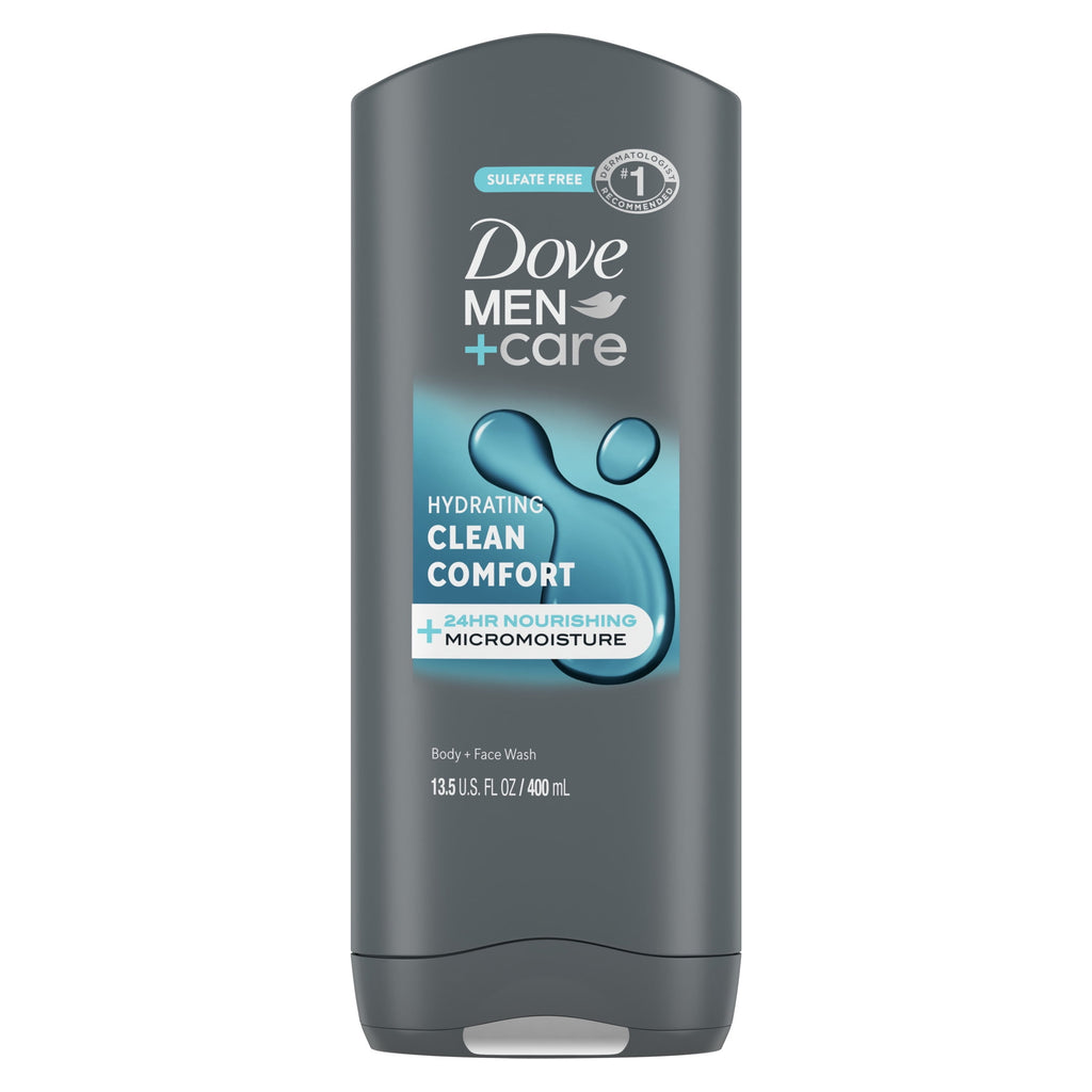 Use Face & Body Wash for Men Clean Comfort All Skin, 13.5 oz