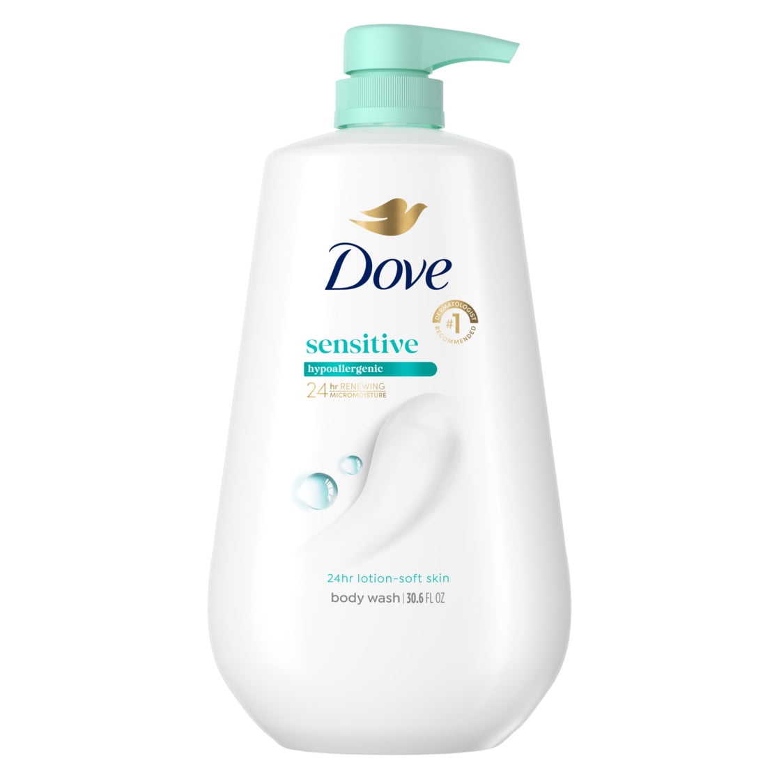 with Pump Sensitive Skin, 30.6 fl oz