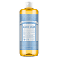 Soap - Castile Liquid Soap - 32 oz - Body Wash, Face Wash - Unscented - Age Group: Baby & All Ages