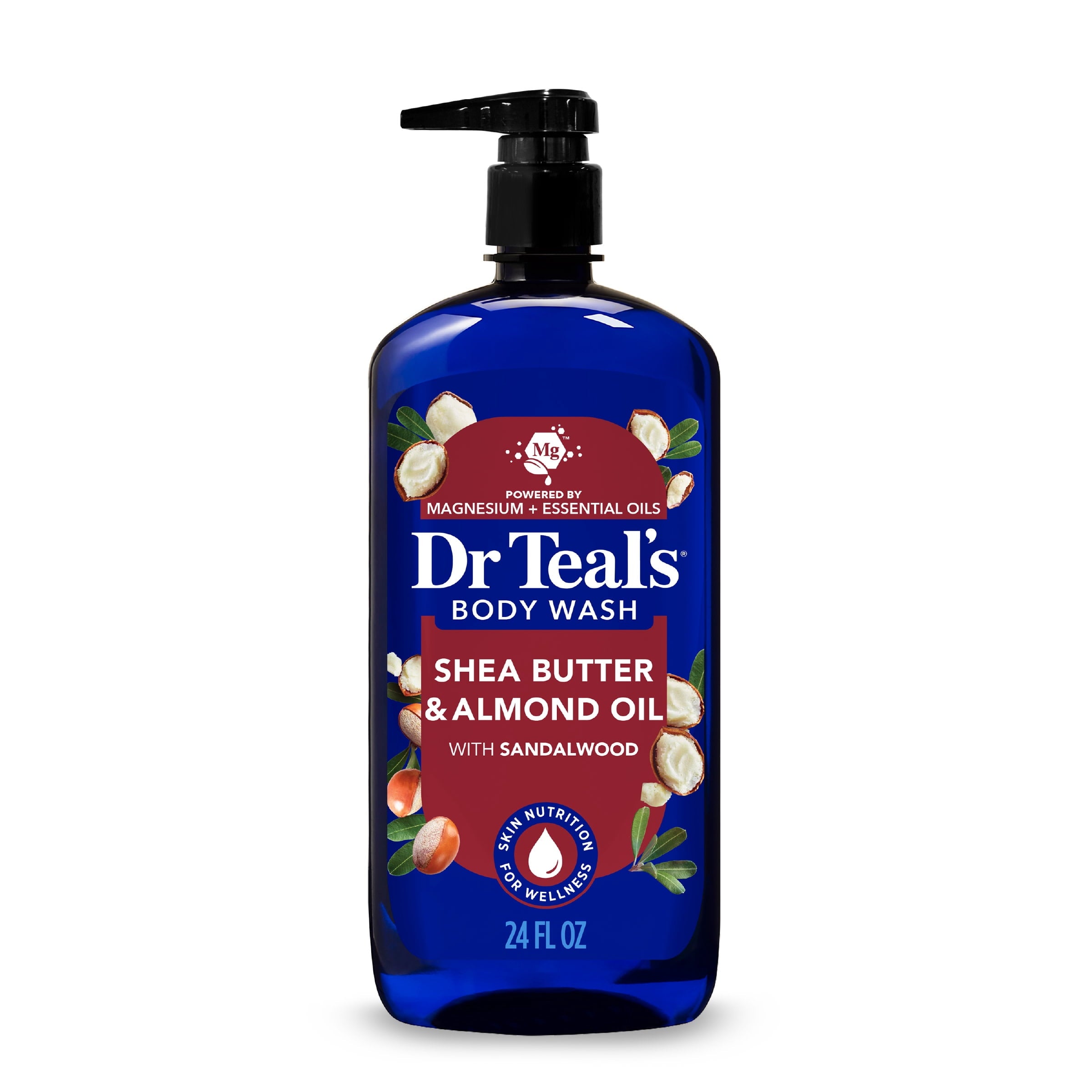 Wash with Pure Epsom Salt, Shea Butter & Almond, 24 fl oz