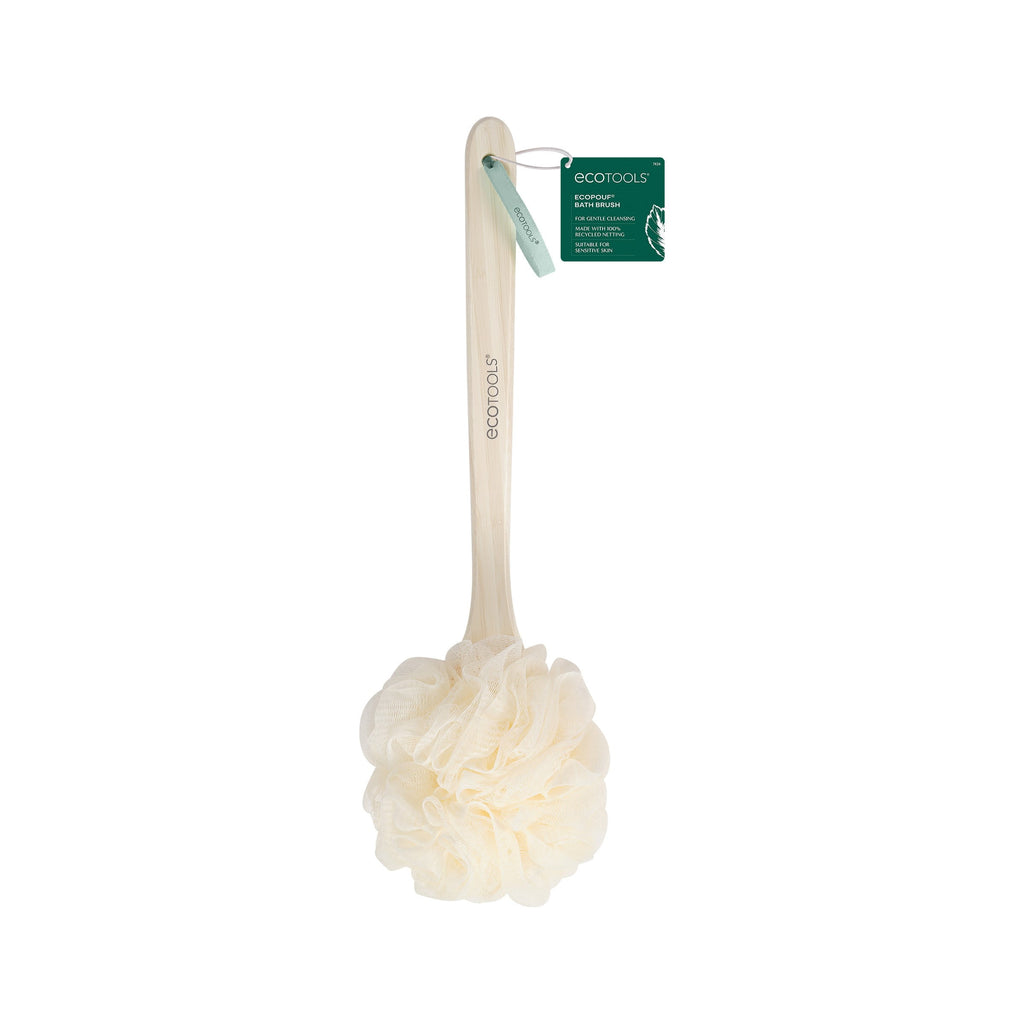 Brush, Loofah & Handle, Recycled Mesh Netting, for Adults, 1 Count