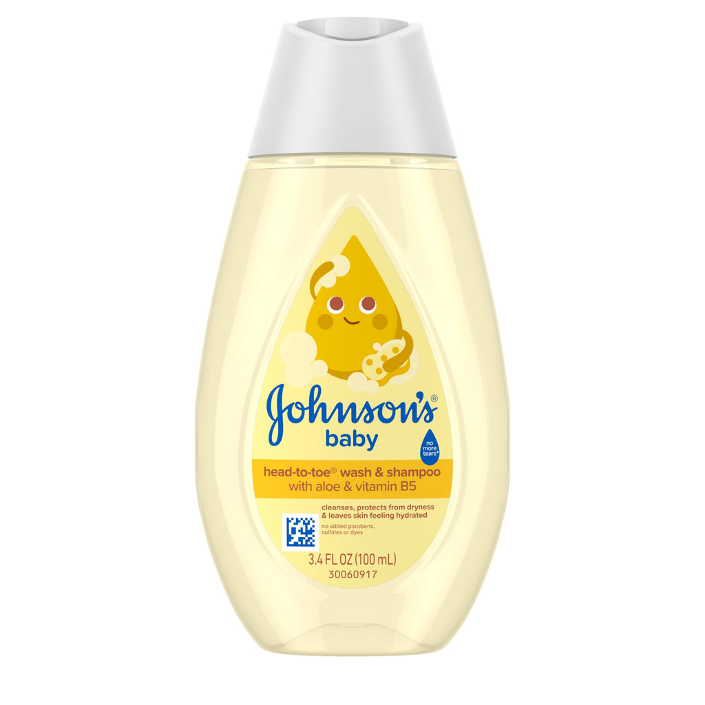 Baby Head-To-Toe 2-in-1 Baby Wash & Shampoo, 3.4 fl. oz