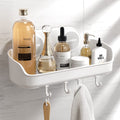 LUXEAR Shower Caddy, Suction Cup Shower Caddy - No Drilling Removable Bathroom Caddy Powerful Waterproof Oilproof Shower Organizer Max Hold