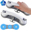 for Showers & Bathtubs, 2 Pack, 3 Strong Suctions Heavy Duty Shower Handle, 12 Inch Anti Slip Bath Grip for Seniors, ...