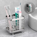 for Bathroom, Stainless Steel Electric Holder Wall Mounted, Shower Toothpaste Holder, Bathroom Organizer Essentials, ...