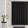 Black Mosaic Polyester Shower Curtain 72” x 72”