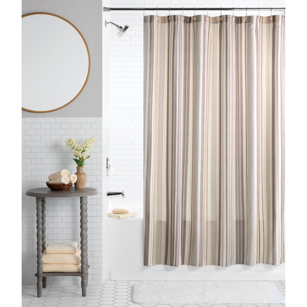13 Piece Shower Curtain and Hook Set, 72 x 72