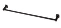 Wall Mount Steel 24 inch Towel Holder Bar, Black Finish, Horizontal Orientation